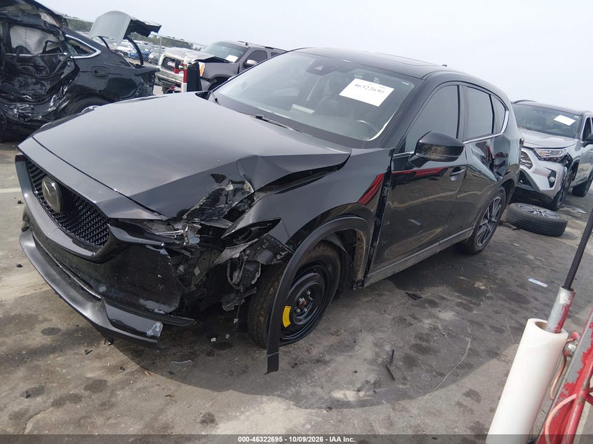 Vin: jm3kfbcm0j0301121, lot: 46822943, mazda cx-5 touring 20182