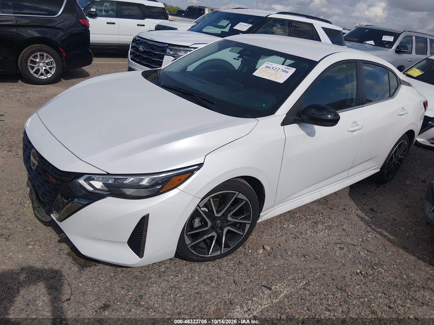 NISSAN SENTRA 2025 VIN 3N1AB8DV7SY257090