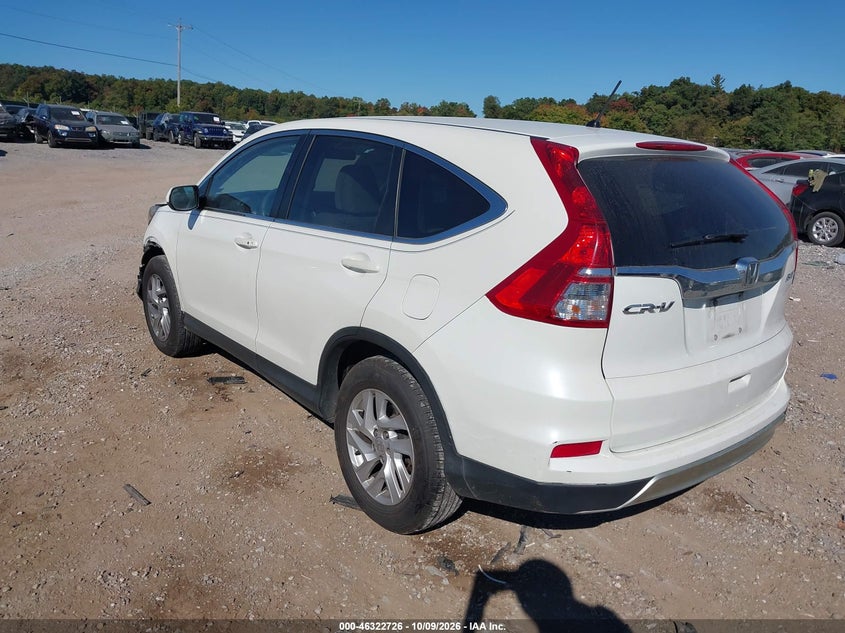 Vin: 5j6rm4h58gl119095, lot: 46822974, honda cr-v ex 20163