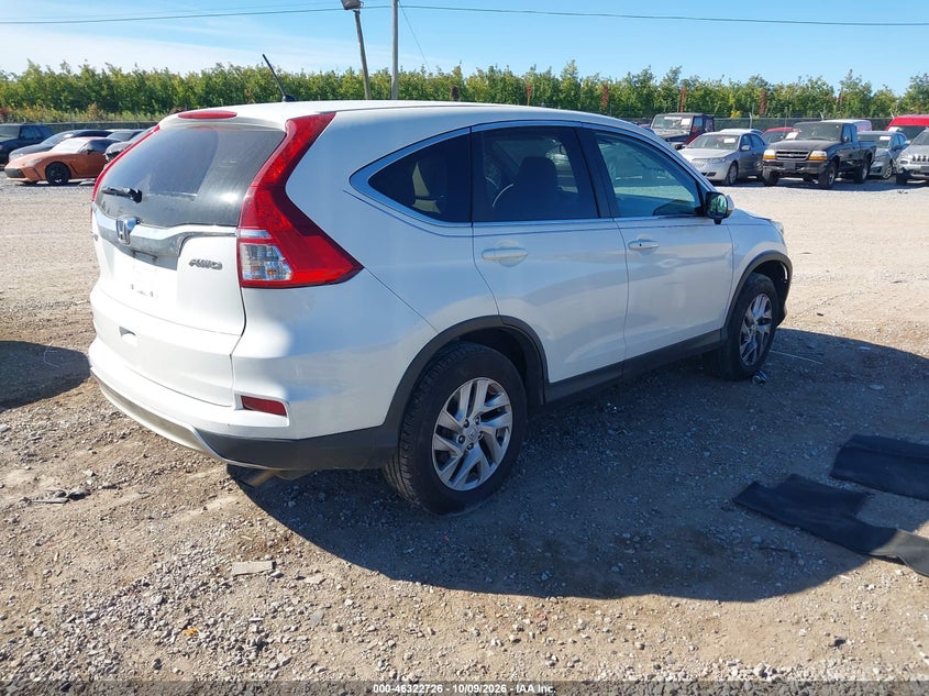 Vin: 5j6rm4h58gl119095, lot: 46822974, honda cr-v ex 20164