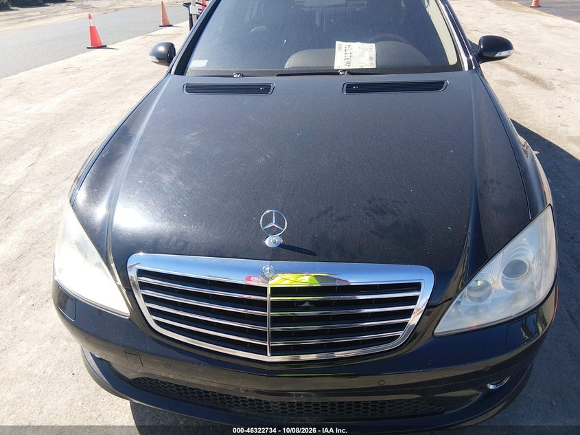 MERCEDES-BENZ S 550 2007 VIN WDDNG86X17A135891