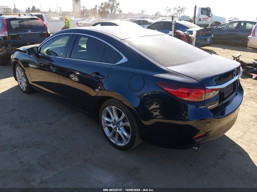 Vin: jm1gj1v56g1471015, lot: 46822995, mazda mazda6 i touring 20163