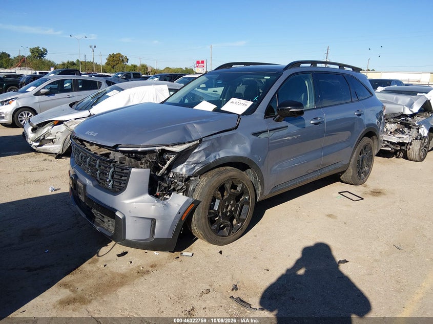 Vin: 5xyrkdjf9rg257046, lot: 46823007, kia sorento x-line sx 20242