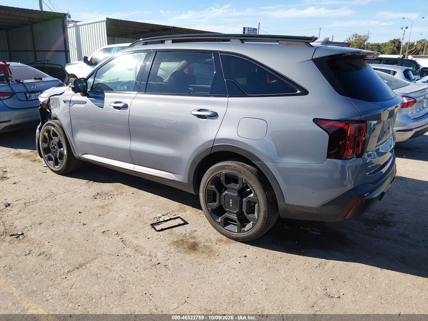Vin: 5xyrkdjf9rg257046, lot: 46823007, kia sorento x-line sx 20243