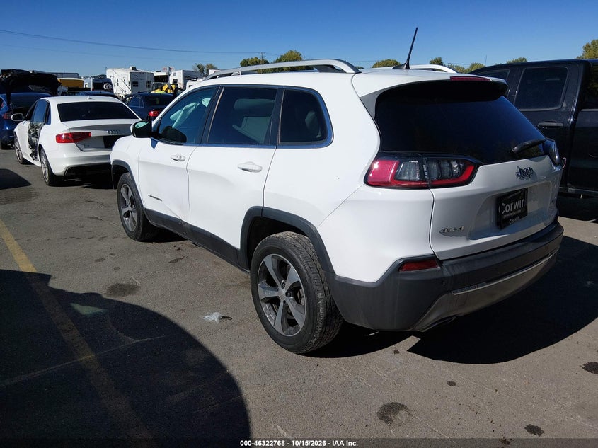 Vin: 1c4pjmdn7kd245558, lot: 46823016, jeep cherokee limited 4x4 20193