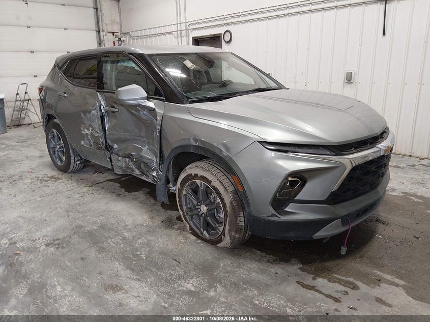 Vin: 3gnkbhr47ss185268, lot: 46823049, chevrolet blazer awd 2lt 20251