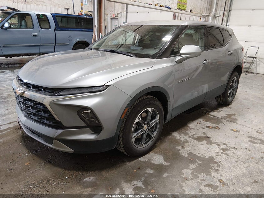 Vin: 3gnkbhr47ss185268, lot: 46823049, chevrolet blazer awd 2lt 20252