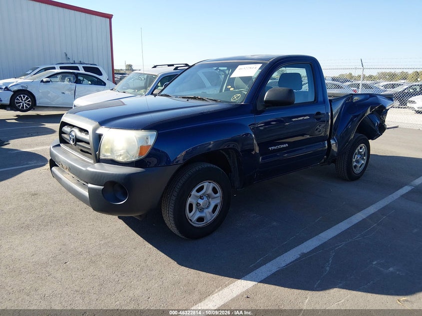 2007 Toyota Tacoma, Left Rear, IAAI, VIN 5TENX22N97Z338853 — photo 2
