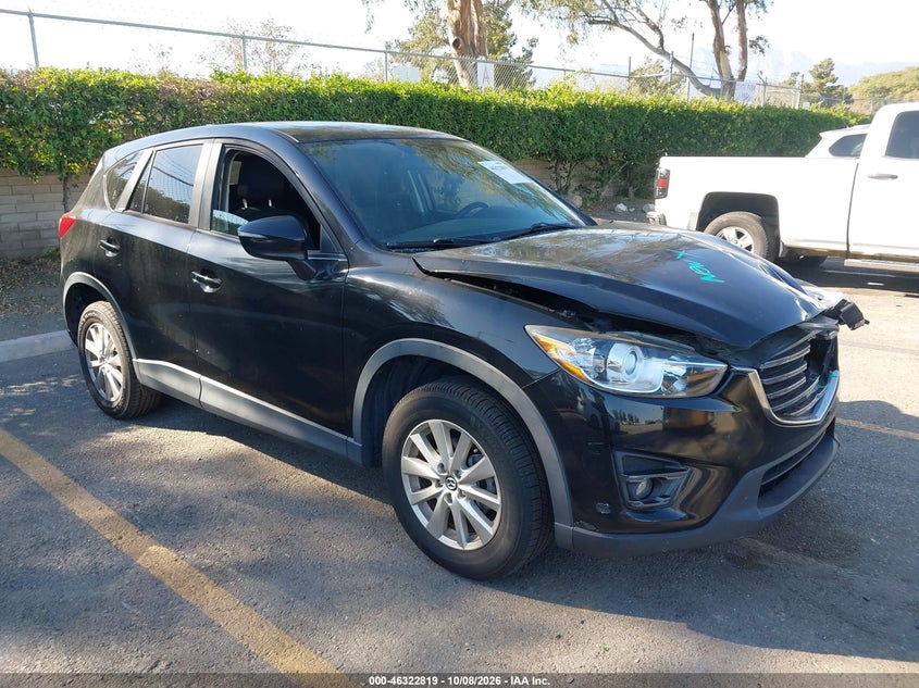 Vin: jm3ke2cy1g0861843, lot: 46823067, mazda cx-5 touring 20161