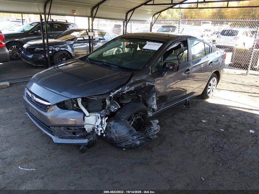 Vin: 4s3gkab6xn3606640, lot: 46823080, subaru impreza base 20222