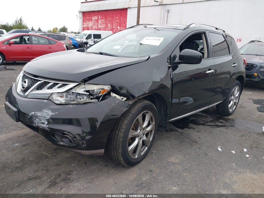 Vin: jn8az1mw9dw304594, lot: 46823088, nissan murano le 20132