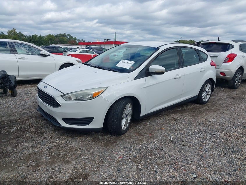 Vin: 1fadp3k23fl253310, lot: 46823098, ford focus se 20152