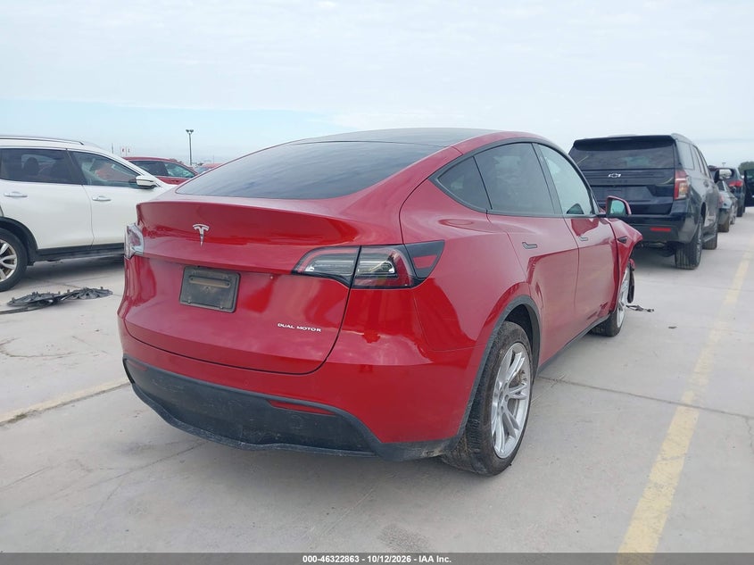 Vin: 7saygdee8na003795, lot: 46823111, tesla model y long range dual motor all-wheel drive 20224
