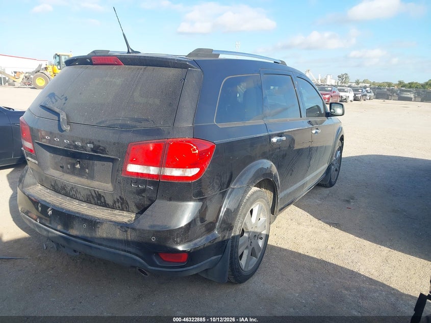 Vin: 3d4pg9fg6bt531294, lot: 46823133, dodge journey lux 20114