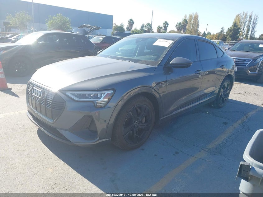Vin: wa12aage7mb014379, lot: 46823167, audi e-tron sportback premium plus quattro 20212