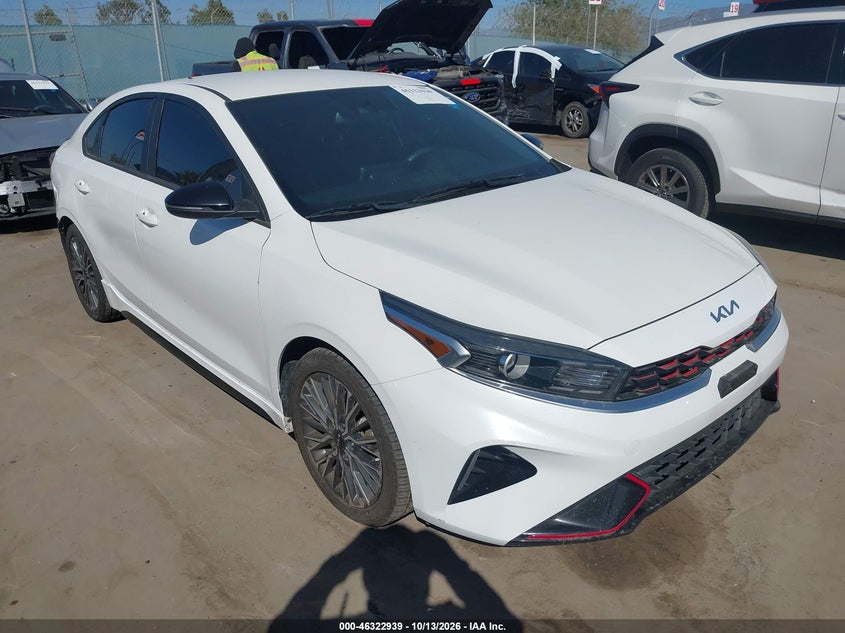 Vin: 3kpf54adxpe531924, lot: 46823187, kia forte gt-line 20231