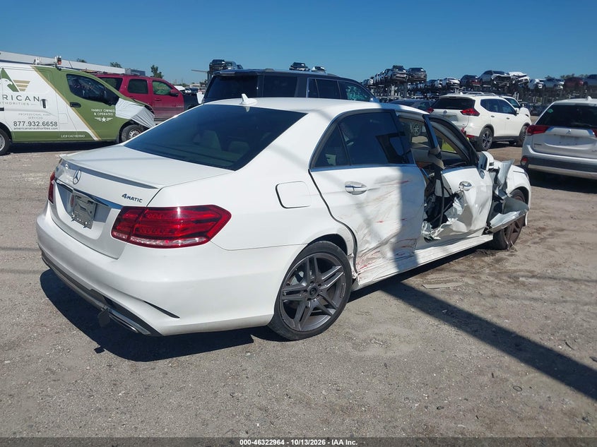 Vin: wddhf8jb7fb123555, lot: 46823212, mercedes-benz e 350 4matic 20154