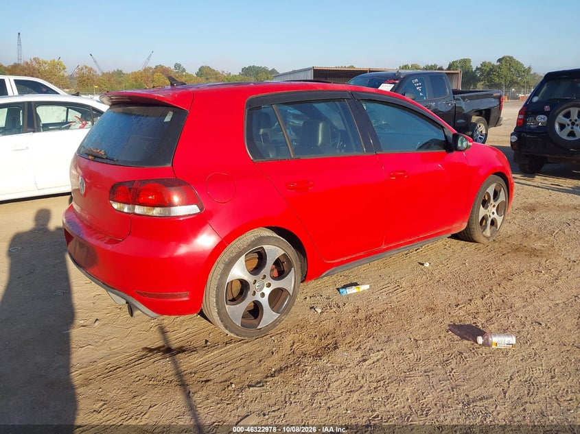 Vin: wvwhv7aj5aw176092, lot: 46823226, volkswagen gti 4-door 20104