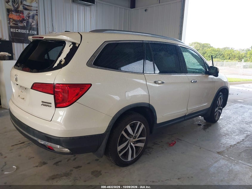Vin: 5fnyf6h95hb092632, lot: 46823277, honda pilot touring 20174