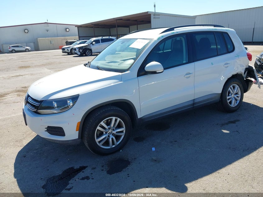 Vin: wvgav7ax4gw523809, lot: 46823286, volkswagen tiguan s 20162