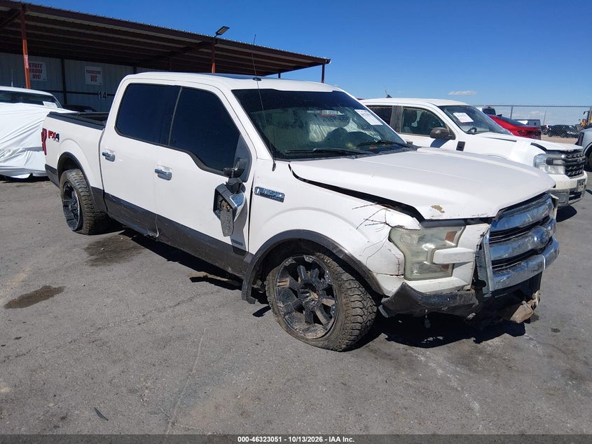 Vin: 1ftew1eg3gkd20329, lot: 46823299, ford f-150 lariat 20161