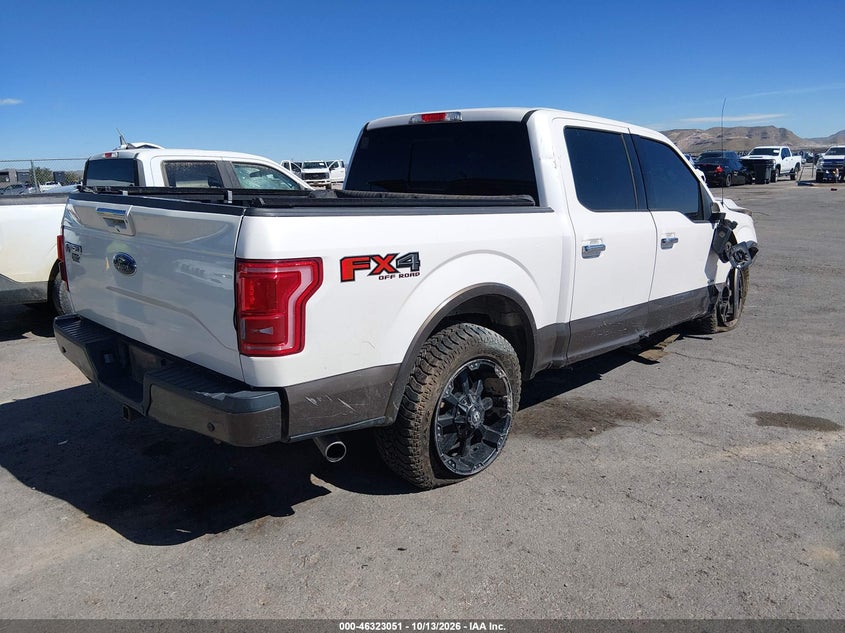 Vin: 1ftew1eg3gkd20329, lot: 46823299, ford f-150 lariat 20164