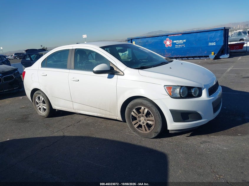 CHEVROLET SONIC 2012 VIN 1G1JC5SH0C4102707
