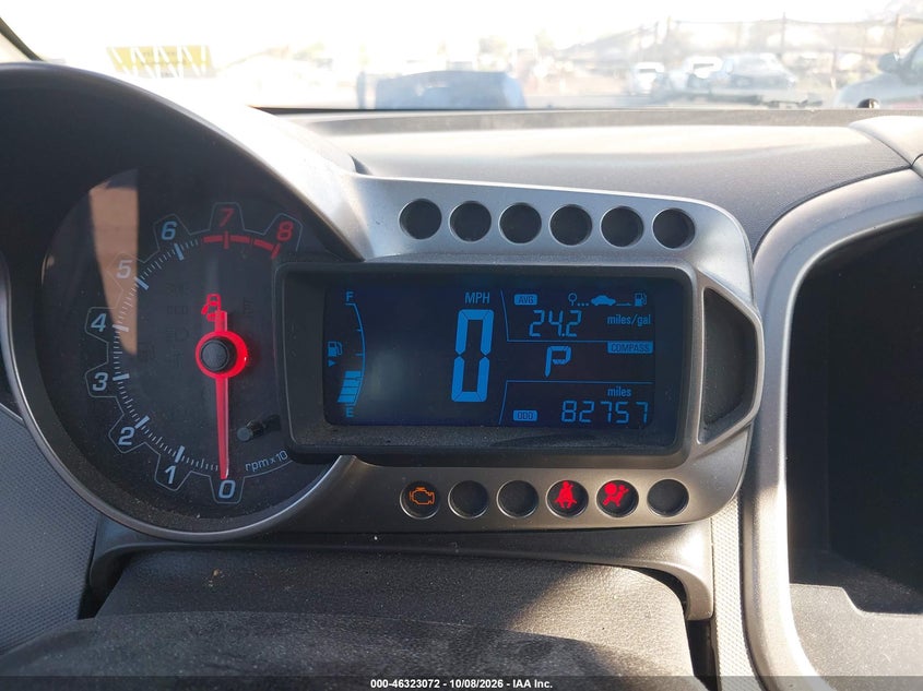 CHEVROLET SONIC 2012 VIN 1G1JC5SH0C4102707