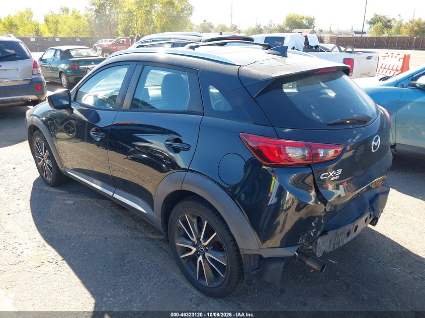 Vin: jm1dkbd70g0122981, lot: 46823368, mazda cx-3 grand touring 20163