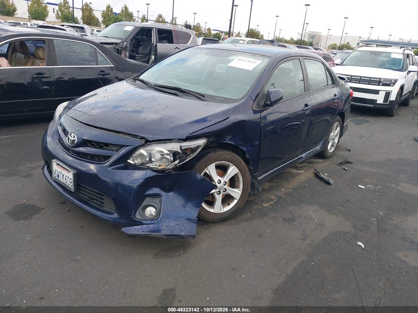 Vin: 2t1bu4ee6cc906236, lot: 46823390, toyota corolla s 20122