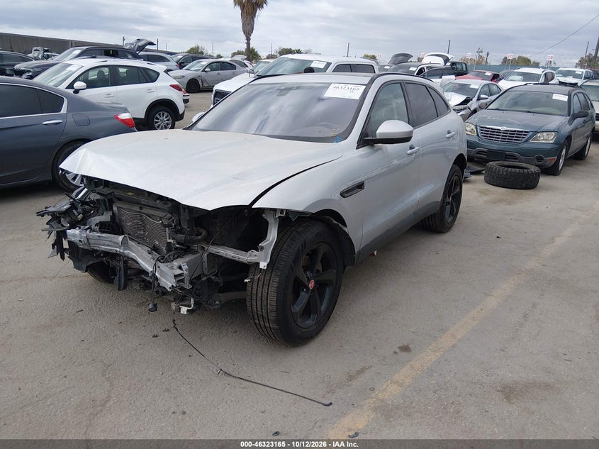 Vin: sadcj2fx4ja264896, lot: 46823413, jaguar f-pace 25t premium 20182