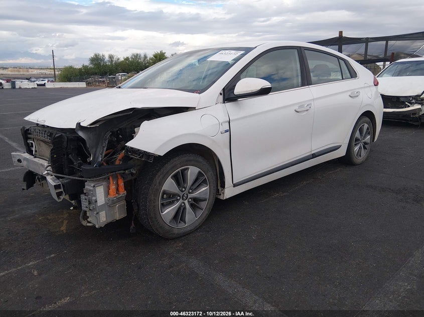 2018 Hyundai Ioniq Plug-In Hybrid Limited, Удар спереди, IAAI, VIN KMHC75LD0JU090406 — фото 2