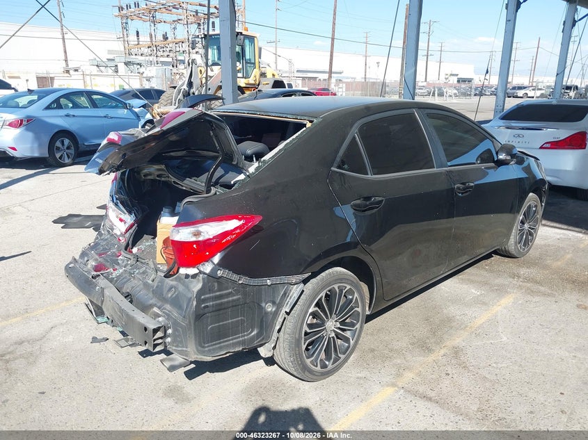 Vin: 5yfburhe6gp443187, lot: 46823515, toyota corolla s plus 20164