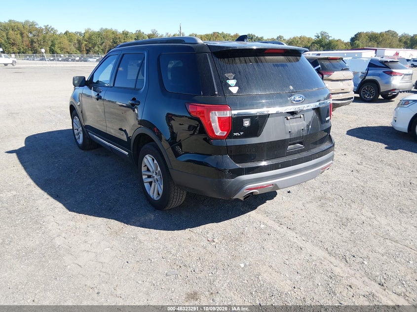 Vin: 1fm5k7dh8hgc08411, lot: 46823539, ford explorer xlt 20173