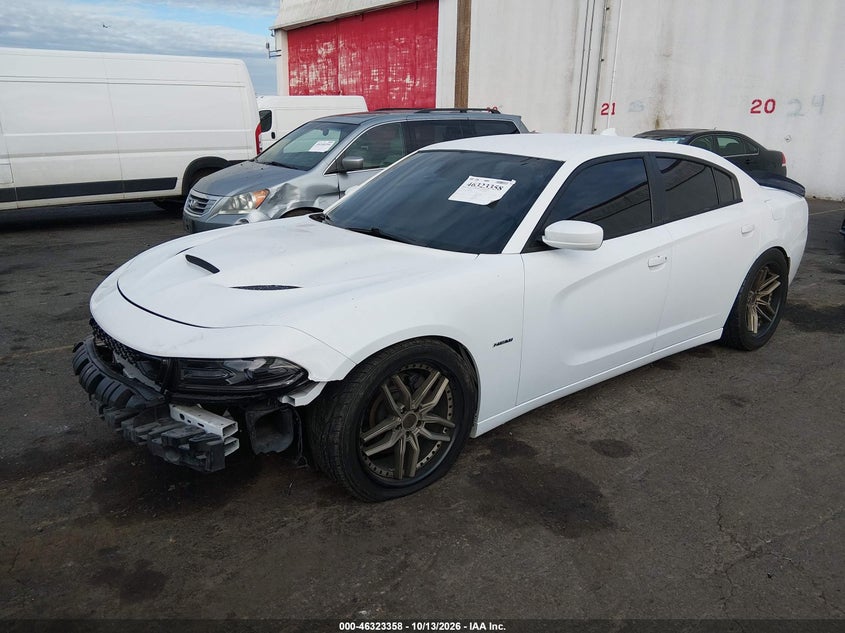 Vin: 2c3cdxct6jh238310, lot: 46823606, dodge charger r/t rwd 20182