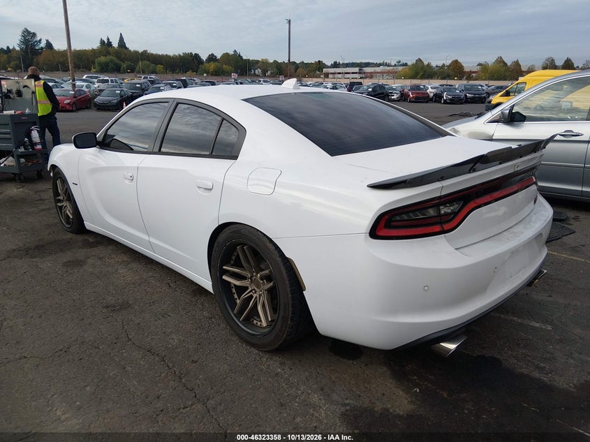 Vin: 2c3cdxct6jh238310, lot: 46823606, dodge charger r/t rwd 20183