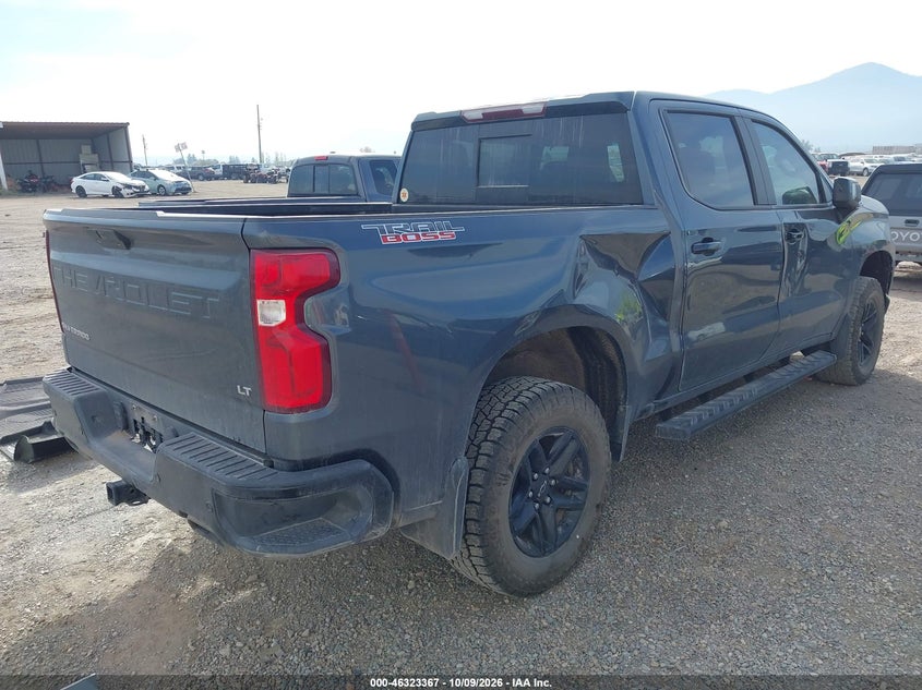 Vin: 3gcpyfel6lg365702, lot: 46823615, chevrolet silverado 1500 4wd  short bed lt trail boss 20204