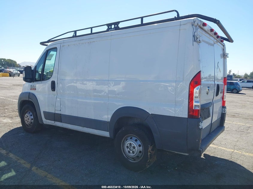 Vin: 3c6trvng9ge131006, lot: 46823666, ram promaster 1500 low roof 20163