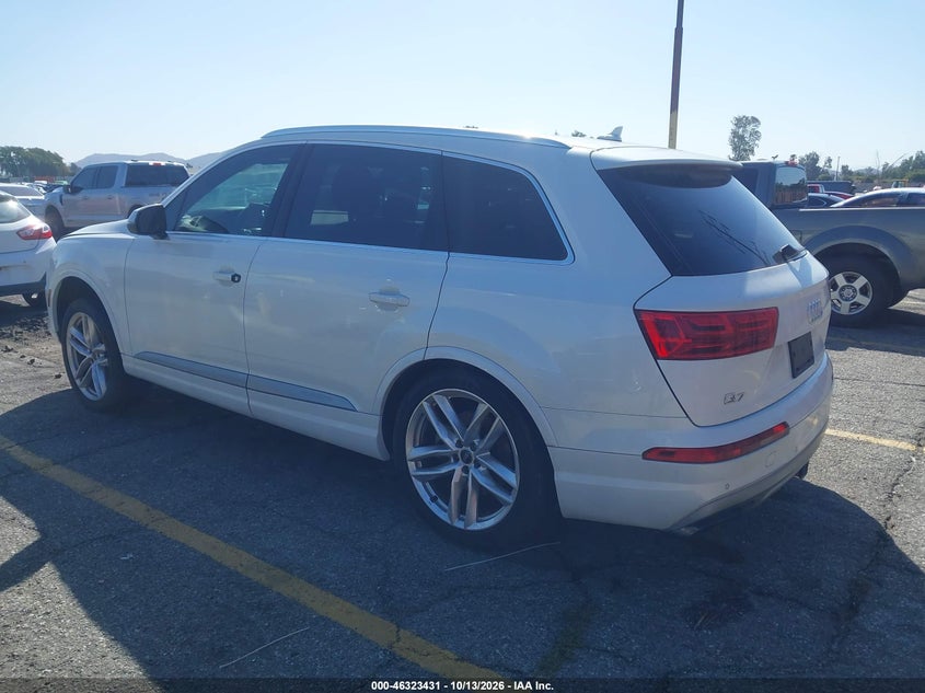 Vin: wa1vaaf7xhd013107, lot: 46823679, audi q7 3.0t premium 20173