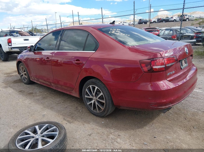 Vin: 3vwdb7aj7hm201816, lot: 46823688, volkswagen jetta 1.4t se 20173