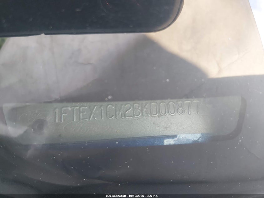 FORD F-150 2011 VIN 1FTEX1CM2BKD00877