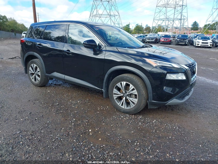 Vin: jn8at3bb7mw213076, lot: 46823699, nissan rogue sv intelligent awd 20211