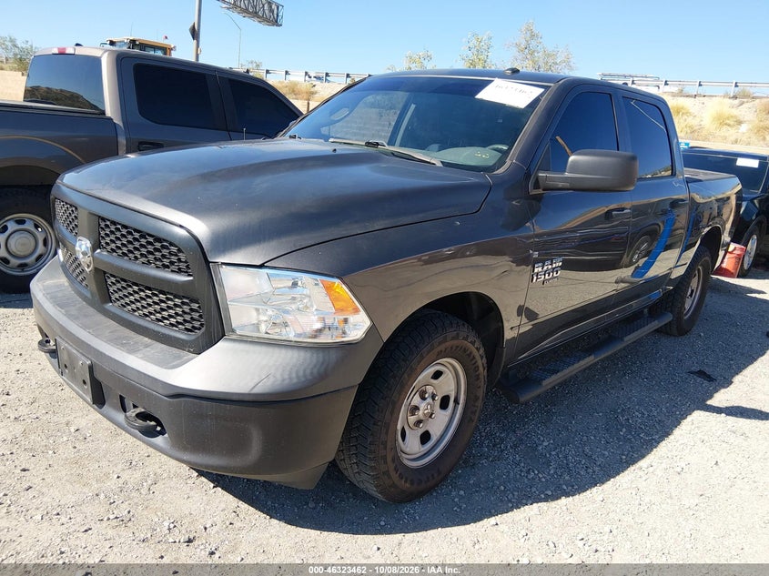 2020 Ram 1500 Classic Tradesman 4X4 5'7 Box, Обычный износ, IAAI, VIN 3C6RR7KG5LG144215 — фото 2