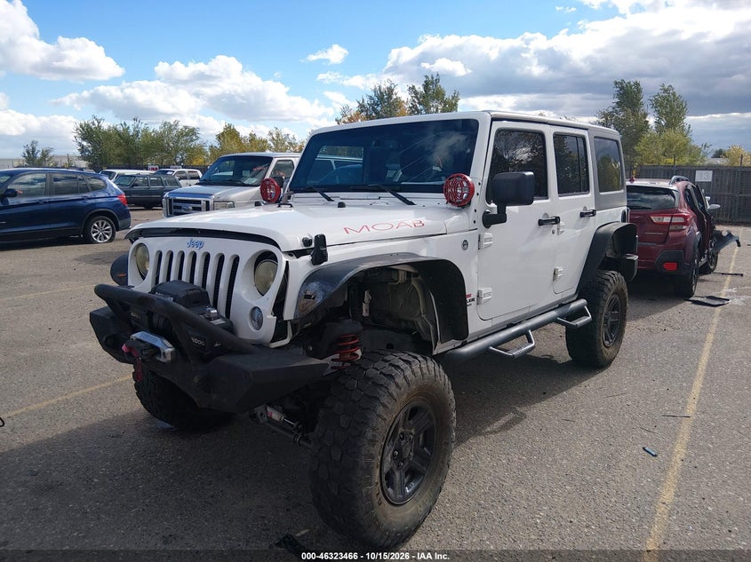 Vin: 1c4bjwdgxel160795, lot: 46823716, jeep wrangler unlimited sport 20142