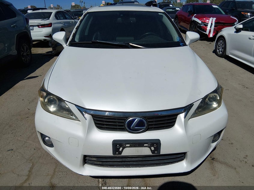 LEXUS CT 200H 2012 VIN JTHKD5BH0C2120255