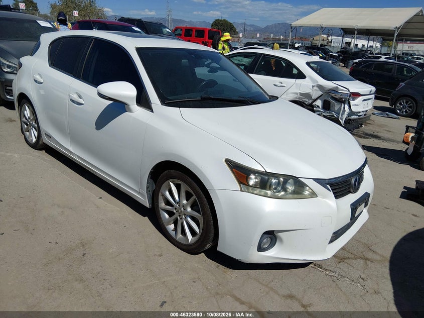 Vin: jthkd5bh0c2120255, lot: 46823828, lexus ct 200h premium 20121