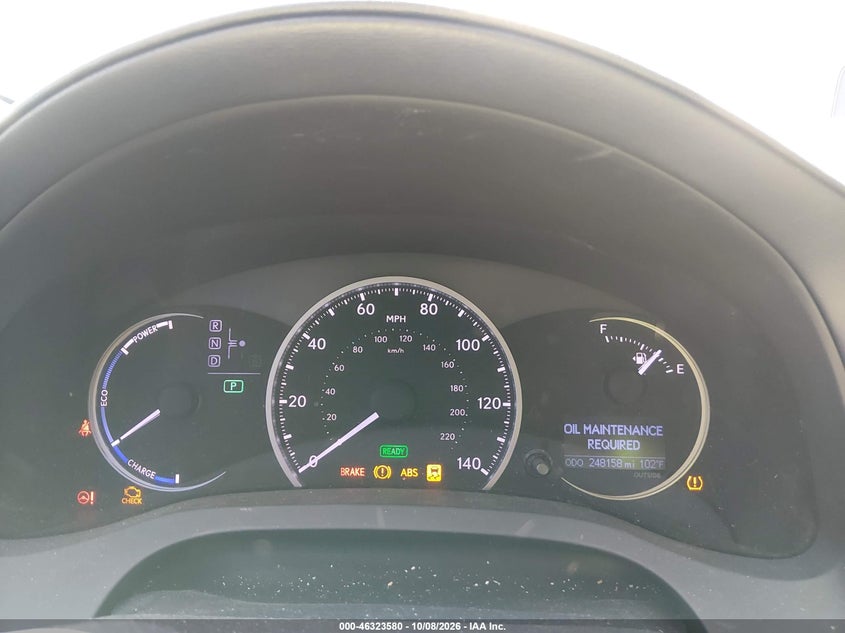LEXUS CT 200H 2012 VIN JTHKD5BH0C2120255
