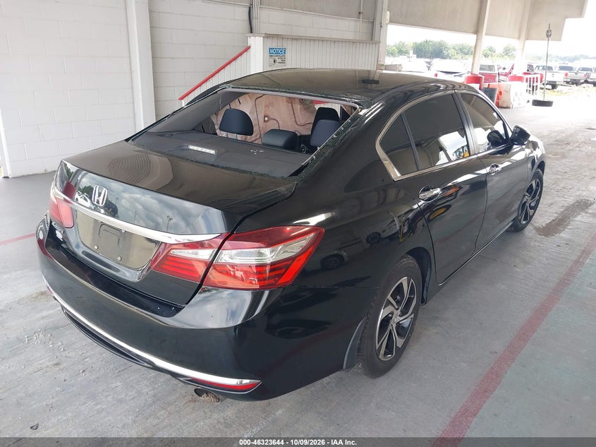 Vin: 1hgcr2f30ga019315, lot: 46823892, honda accord lx 20164