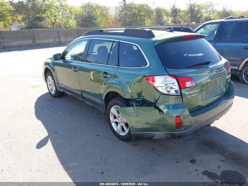 Vin: 4s4brbcc0e3328830, lot: 46823922, subaru outback 2.5i premium 20143