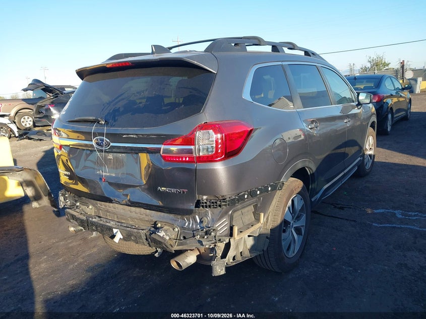 Vin: 4s4wmafd6k3480878, lot: 46823949, subaru ascent premium 20194